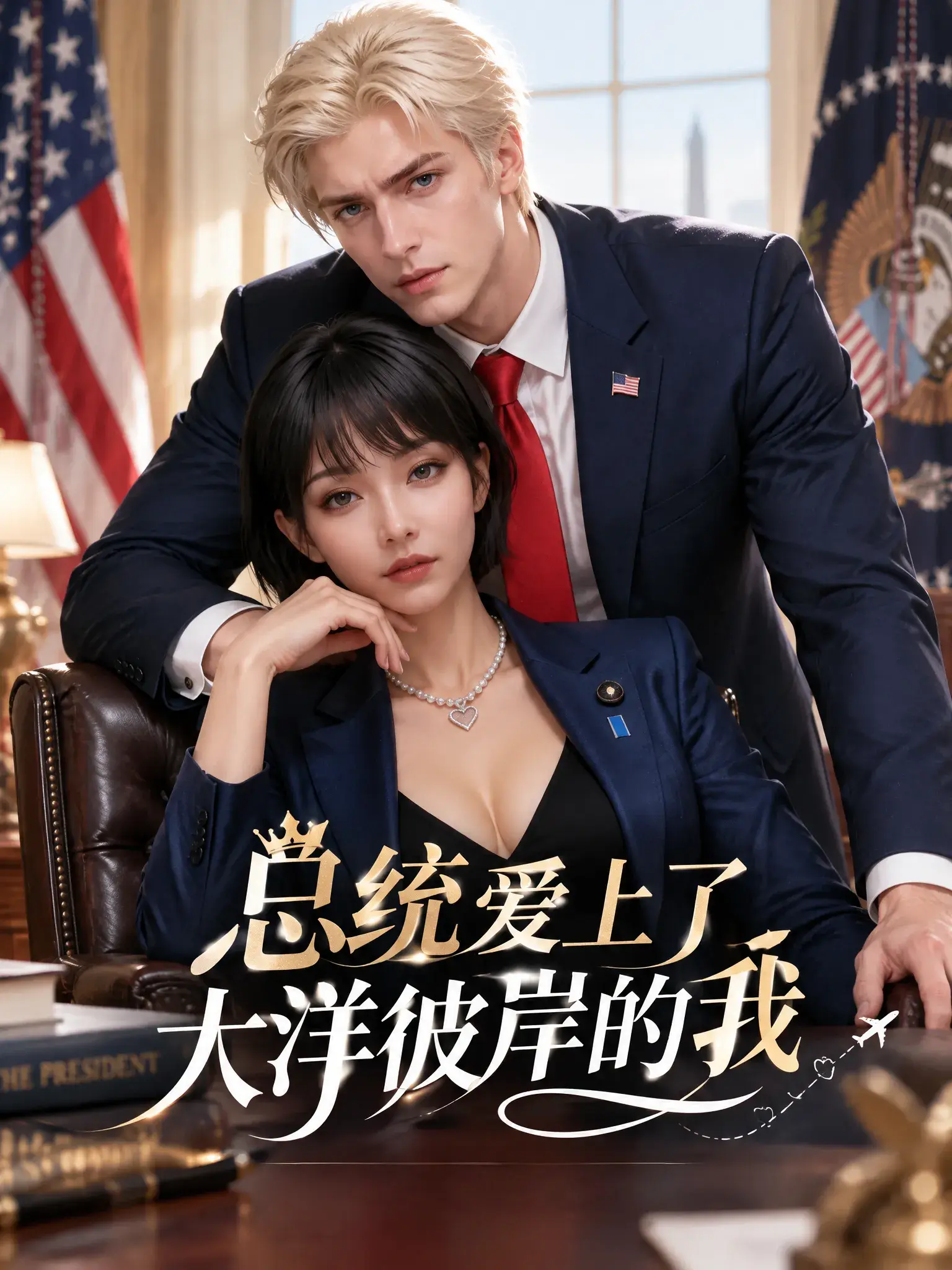 《总统爱上了大洋彼岸的我》封面